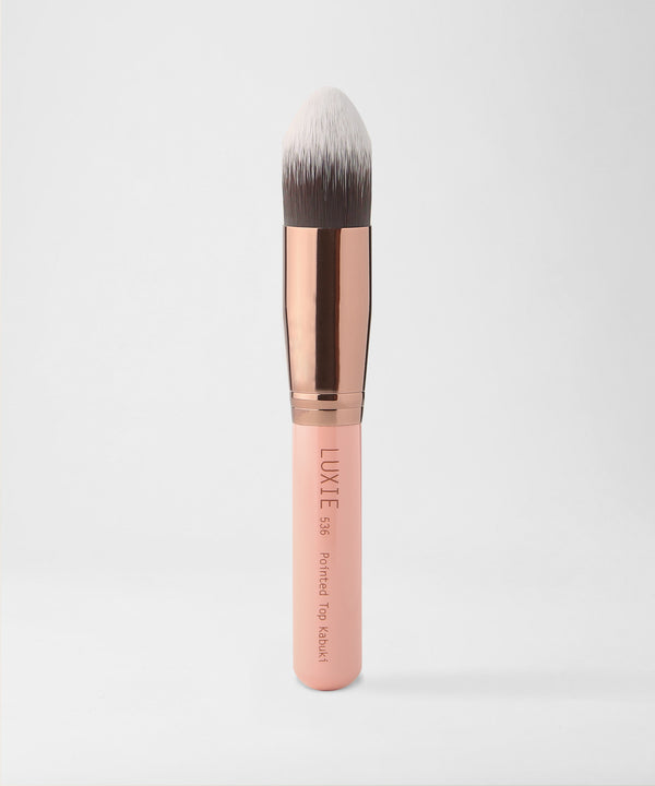 luxie LUXIE 536 Pointed Top Kabuki Brush - Rose Gold