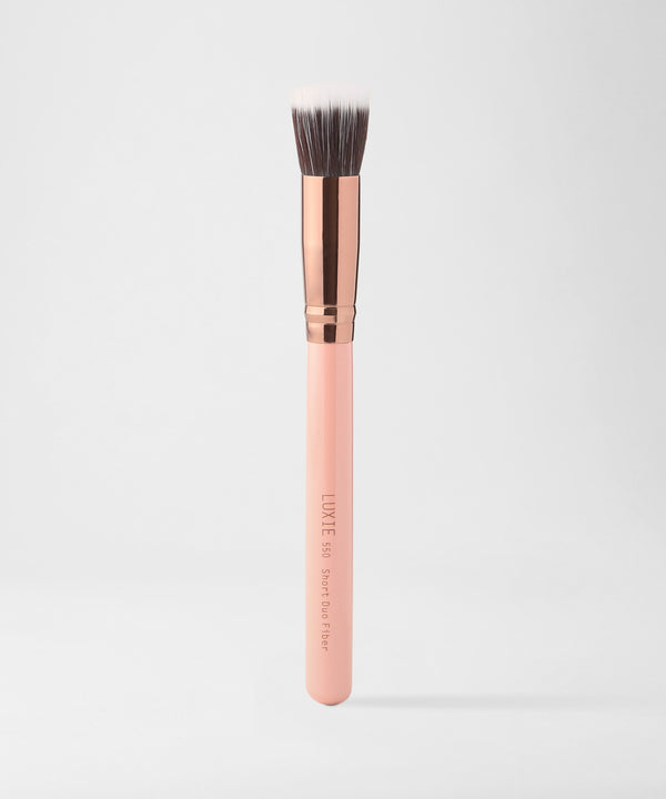 luxie LUXIE 550 Short Duo Fibre Brush - Rose Gold
