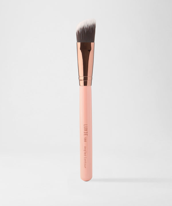 luxie LUXIE 588 Angled Contour Brush - Rose Gold