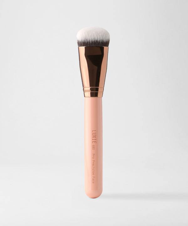 luxie LUXIE 680 Pro Precision Face Brush - Rose Gold