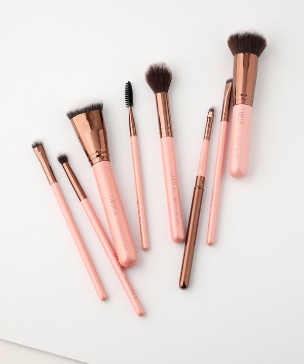 Luxie LUXIE Complete Face Brush Set - Rose Gold