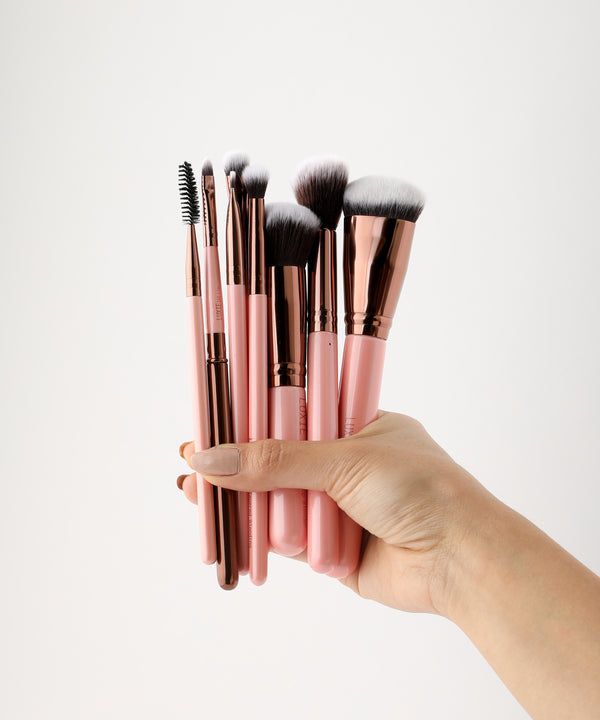 luxie LUXIE Complete Face Brush Set - Rose Gold