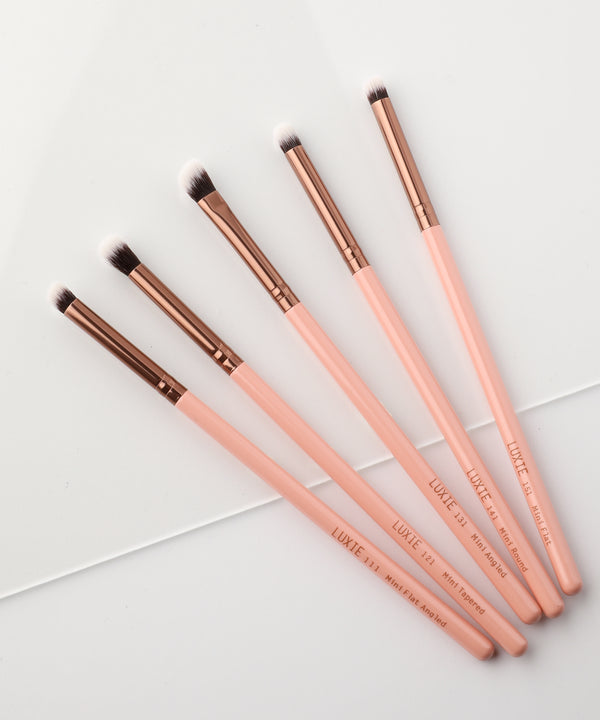 Luxie LUXIE Mini Detail Brush Set - Rose Gold