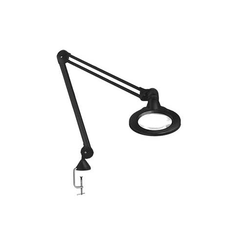 luxo Luxo 18215BK Magnifier KFM LED 30" arm 5-D lens and clamp Black