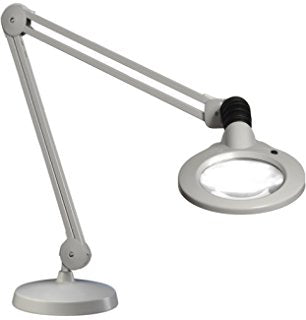 luxo Luxo 18253LG KFM LED 30" arm 3-D lens base mount light grey