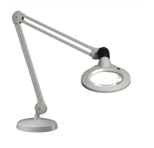 luxo Luxo 18255LG KFM LED 30" arm 5-D lens and base mount light grey