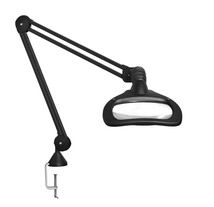 luxo Luxo Wave LED ESD 45" arm 3.5-D lens and edge clamp mount black