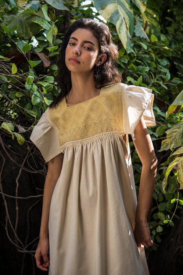 luz El Águila Dress - 2 Colors - 100% Cotton - Made in Chiapas
