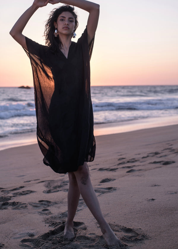 Luz El Diamante Tunic - Long - 100% Cotton - Made In Oaxaca