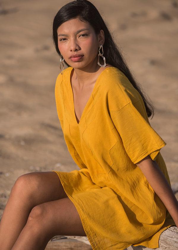 Luz El Diamante Tunic - Short - 100% Cotton - Made In Oaxaca