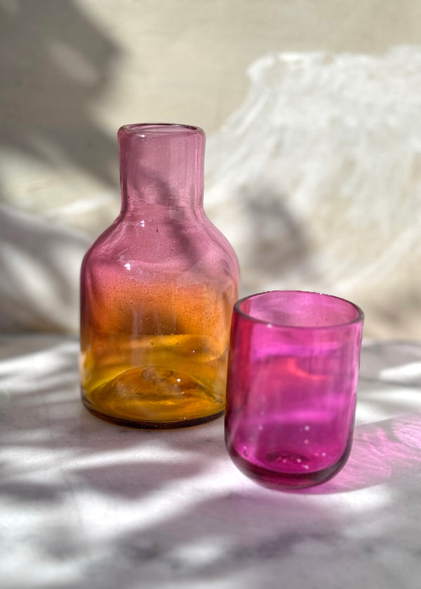Luz Amarosa Carafe Set - For Bar Or Nightstand