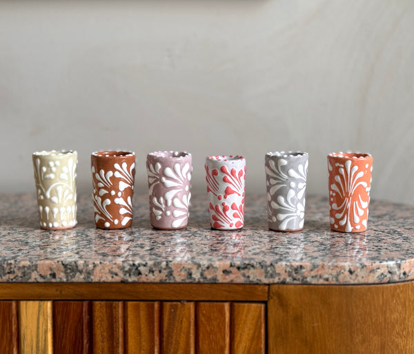 Luz Glazed Tequileros - Shot Glasses - 6 Colors