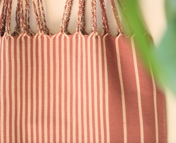 Luz Hand Woven - Las Rayas Tote - Café Con Leche