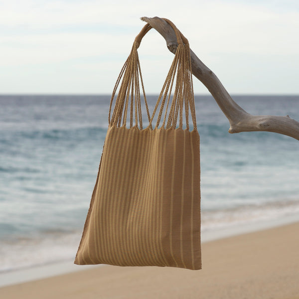 Luz Hand Woven - Las Rayas Tote - Dune