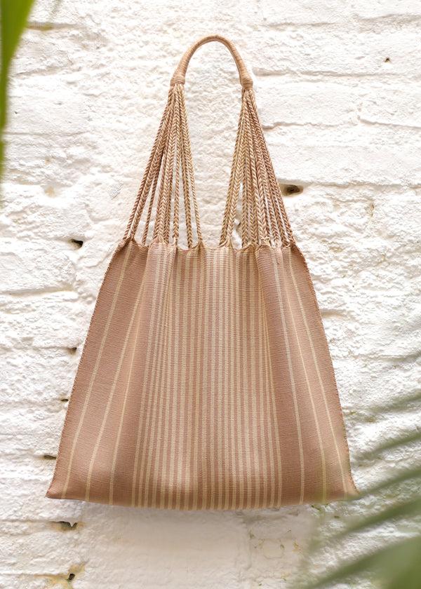 luz Hand Woven - Las Rayas Tote - Dune