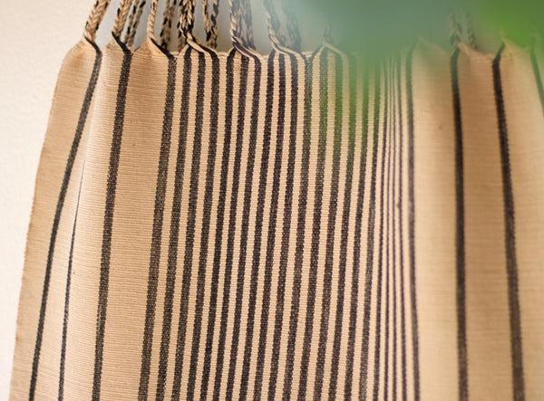 Luz Las Rayas Tote - Natural