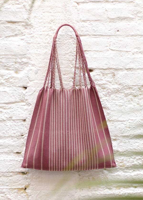 luz Las Rayas Tote - Palo De Rosa
