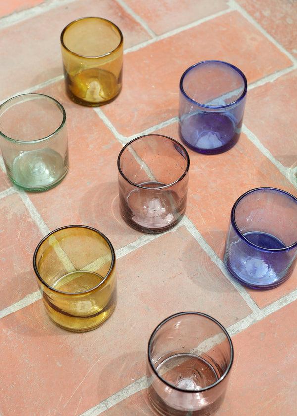 Luz Medium Glass Tumbler - 3 Colours - 8 Ounces - 250ml