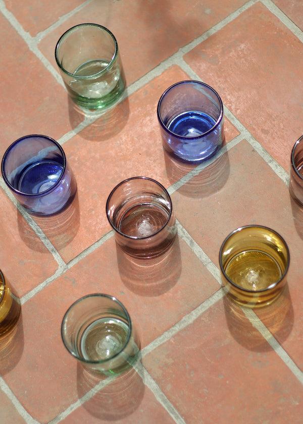 Luz Medium Glass Tumbler - 3 Colours - 8 Ounces - 250ml