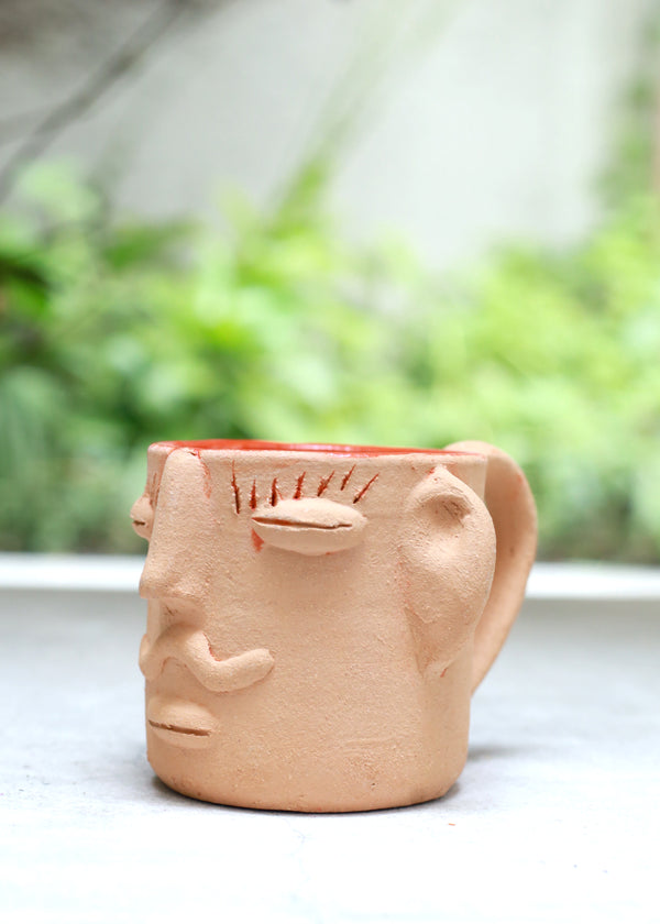 luz Mini Manny Mug - Orange - Made in Oaxaca
