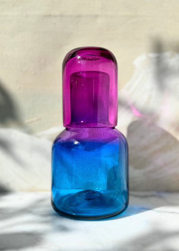 luz Rosazul Carafe Set - For Bar or Nightstand