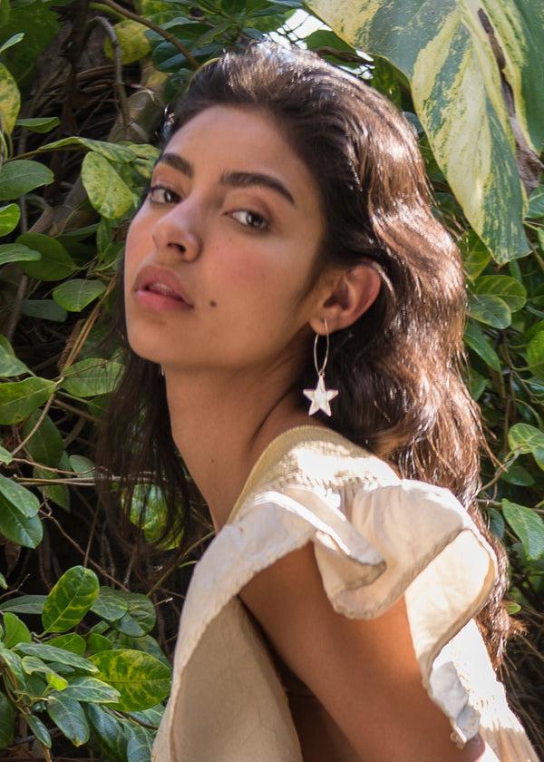 Luz Silver Earrings - Night