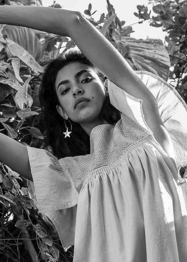 luz Silver Earrings - Night