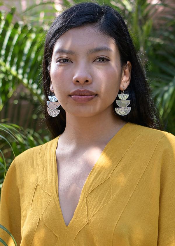 luz Silver Earrings - Storm