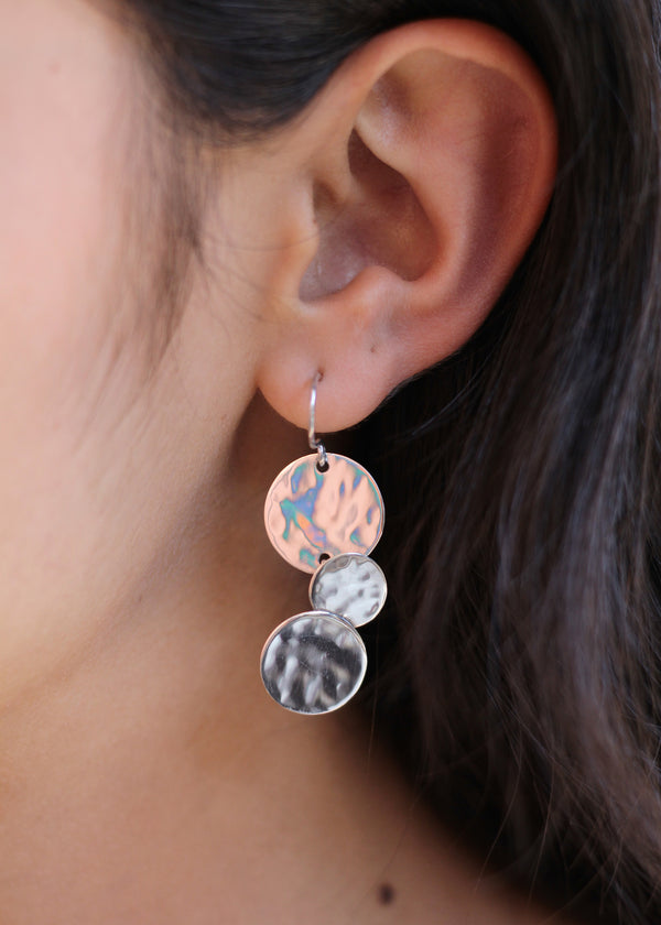 Luz Silver Earrings - Trio