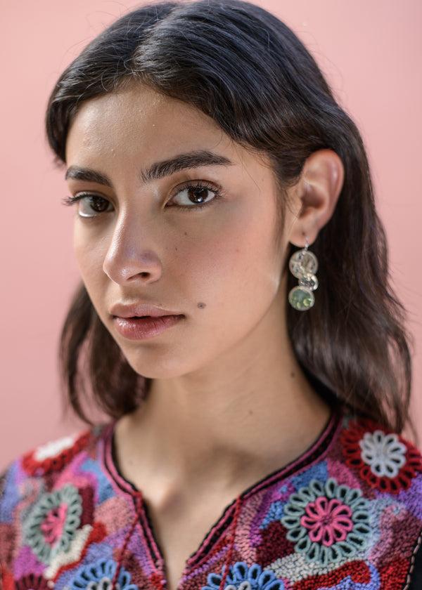 luz Silver Earrings - Trio