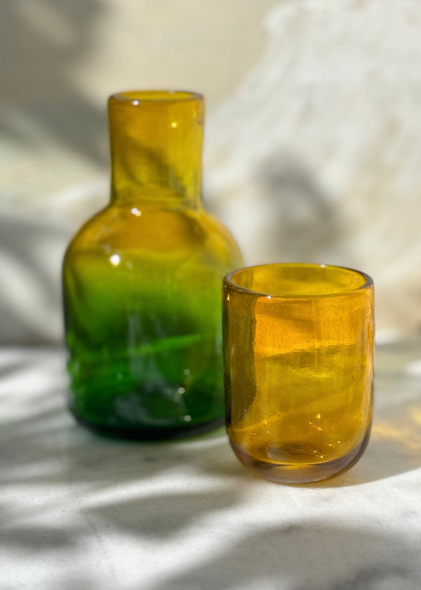 Luz Verderillo Carafe Set - For Bar Or Nightstand