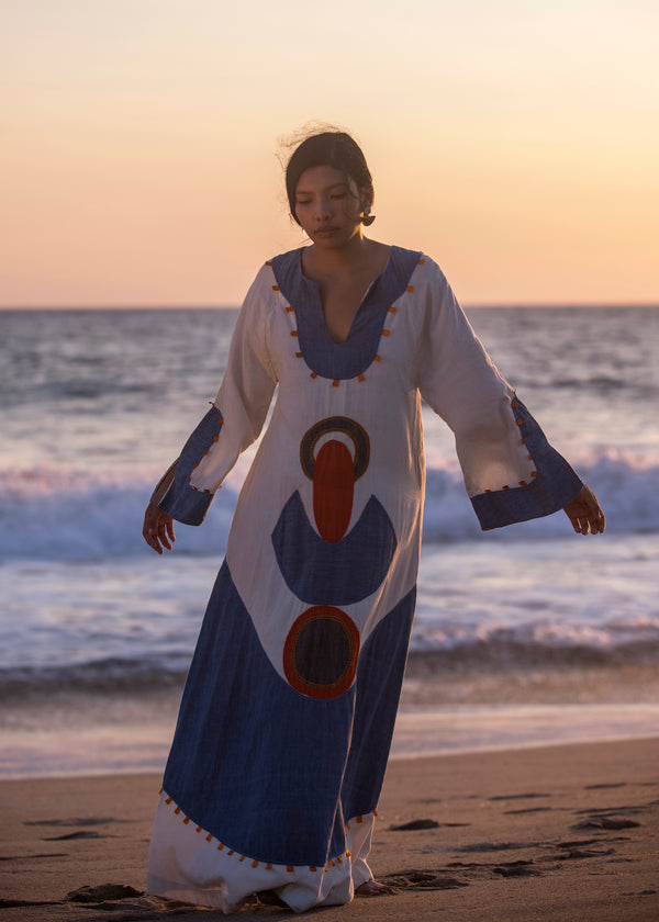 Luz Vintage Appliquéd Dress - D'Mama Carlota