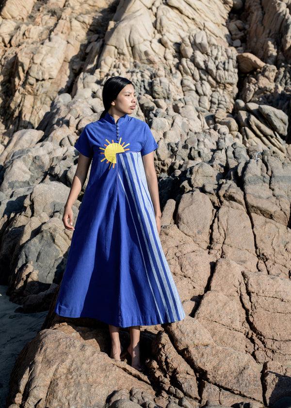 luz Vintage Appliquéd Dress - D'Mama Carlota