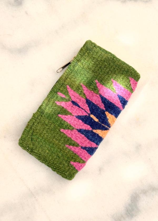 Luz Native American - Zapotec Made - Wool Pouch - Hand Woven