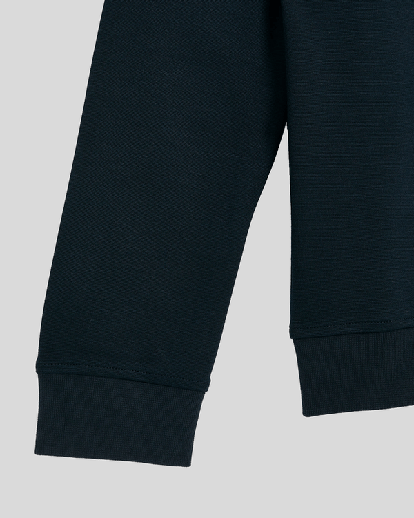 Lyle & Scott Brushback Fleece Crew Neck Sweatshirt Dark Navy