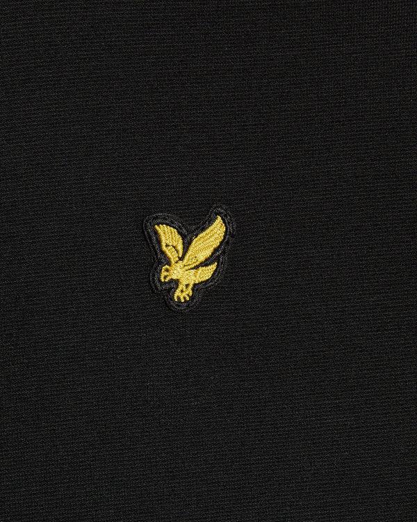 lyle & scott Brushback Fleece Crew Neck Sweatshirt Jet Black