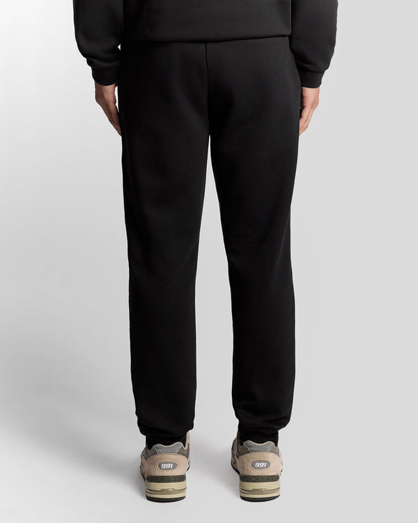 Lyle & Scott Brushback Fleece Cuffed Jogger Jet Black