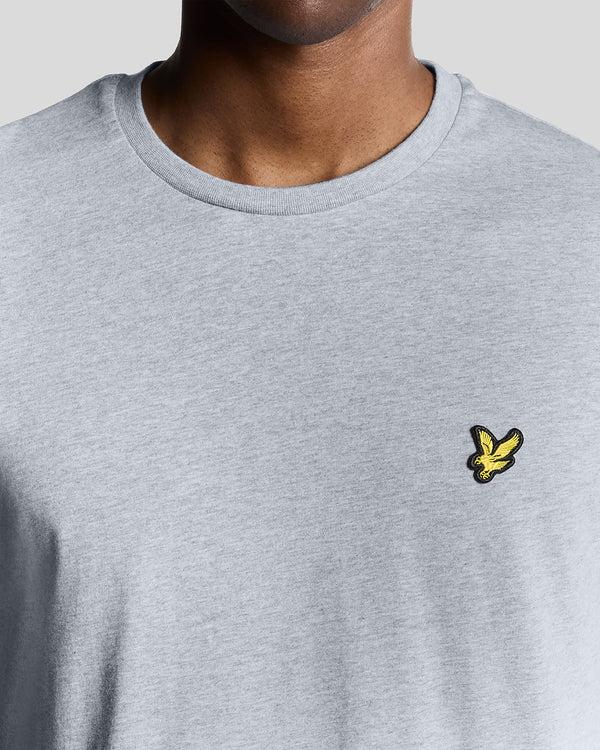 Lyle & Scott Cotton Crew Neck T-Shirt Light Grey Marl