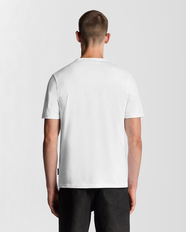 Lyle & Scott Crafted For The Bold Graphic T-Shirt White