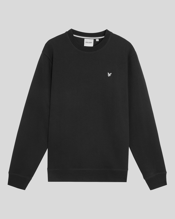Lyle & Scott Diagonal Weave Crew Neck Sweatshirt Lacquer