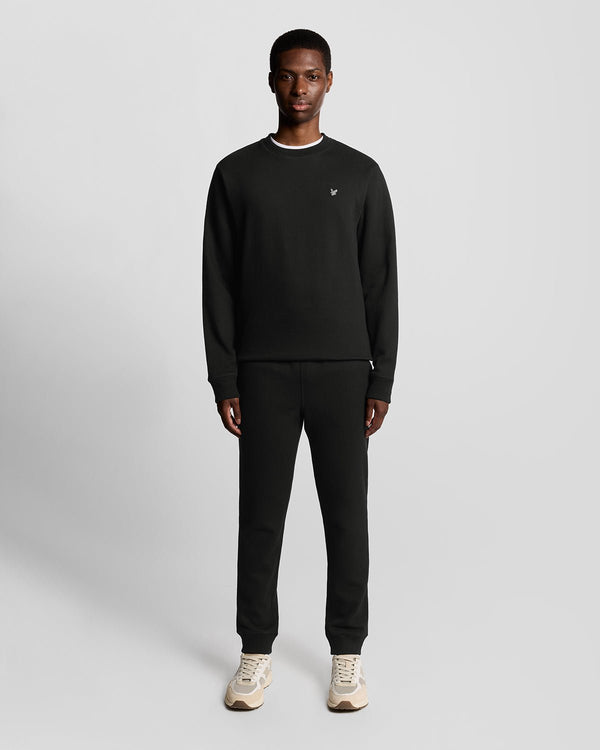 lyle & scott Diagonal Weave Crew Neck Sweatshirt Lacquer
