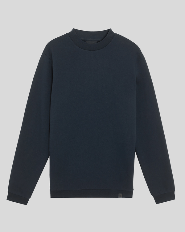Lyle & Scott Half Raglan Sleeve Panneled Sweatshirt Dark Navy