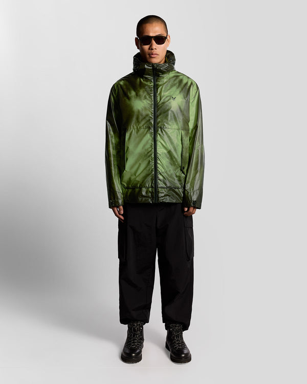 lyle & scott Heat Reactive Shell Jacket Dark Sediment/ Laser Beam