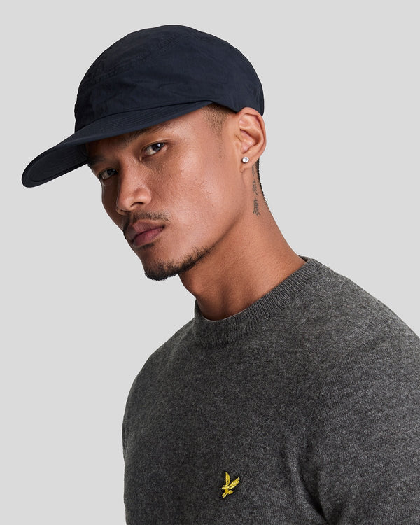 Lyle & Scott Lambswool Blend Crew Neck Jumper Charcoal Marl