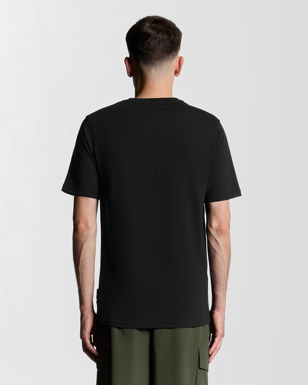 Lyle & Scott Legends On The Pitch Graphic T-Shirt Jet Black