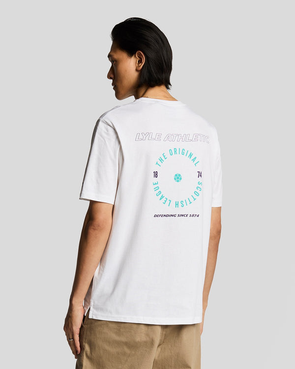 Lyle & Scott Lyle Athletic Graphic T-Shirt White/ Tech Green