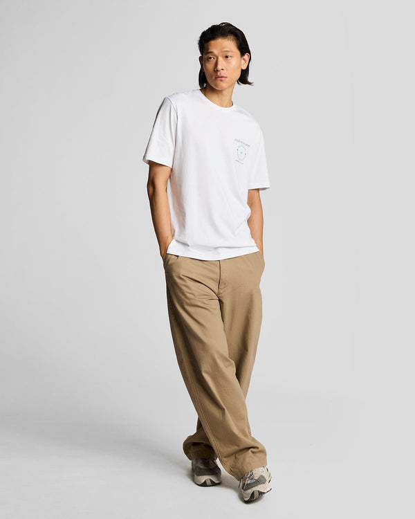 lyle & scott Lyle Athletic Graphic T-Shirt White/ Tech Green