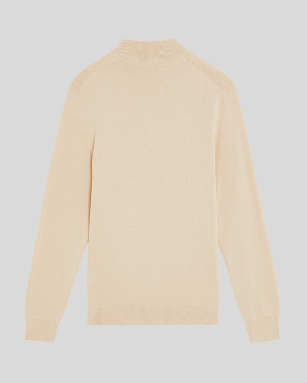 lyle & scott 1/4 Zip Jumper Putty