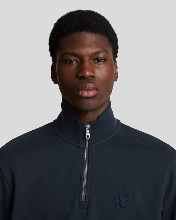 Lyle & Scott 1/4 Zip Sweatshirt Dark Navy