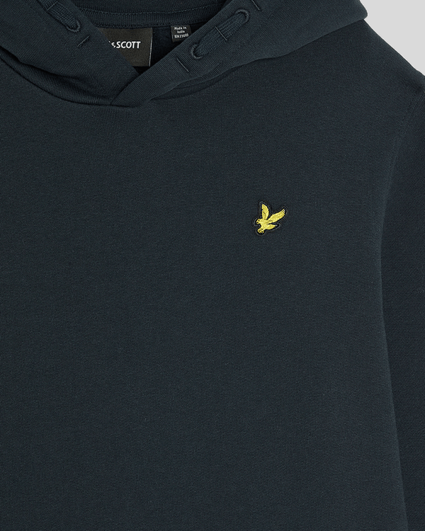 Lyle & Scott Brush Back Hoodie Dark Navy
